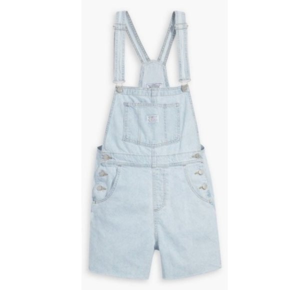 NWT Levi's Premium Vintage light blue Overalls - Picture 8 of 12